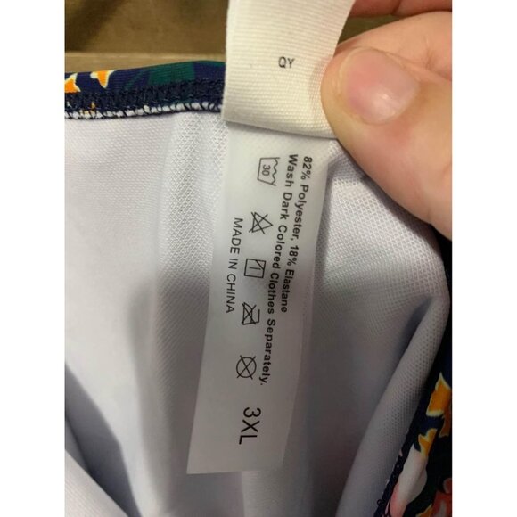 NWOT Floral Print Bikini Swim Bottom Womens Plus Size 3XL - Picture 4 of 4